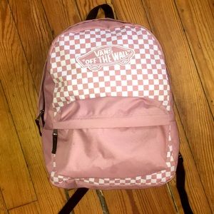 Vans Pink Checkered Backpack